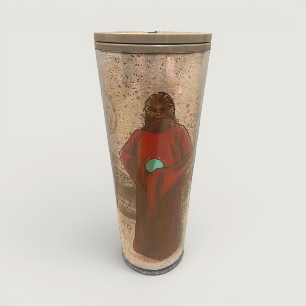 Starbucks Star Wars Life Day 2020 Chewbacca Tumbler Disney Parks 24oz Cold Cup